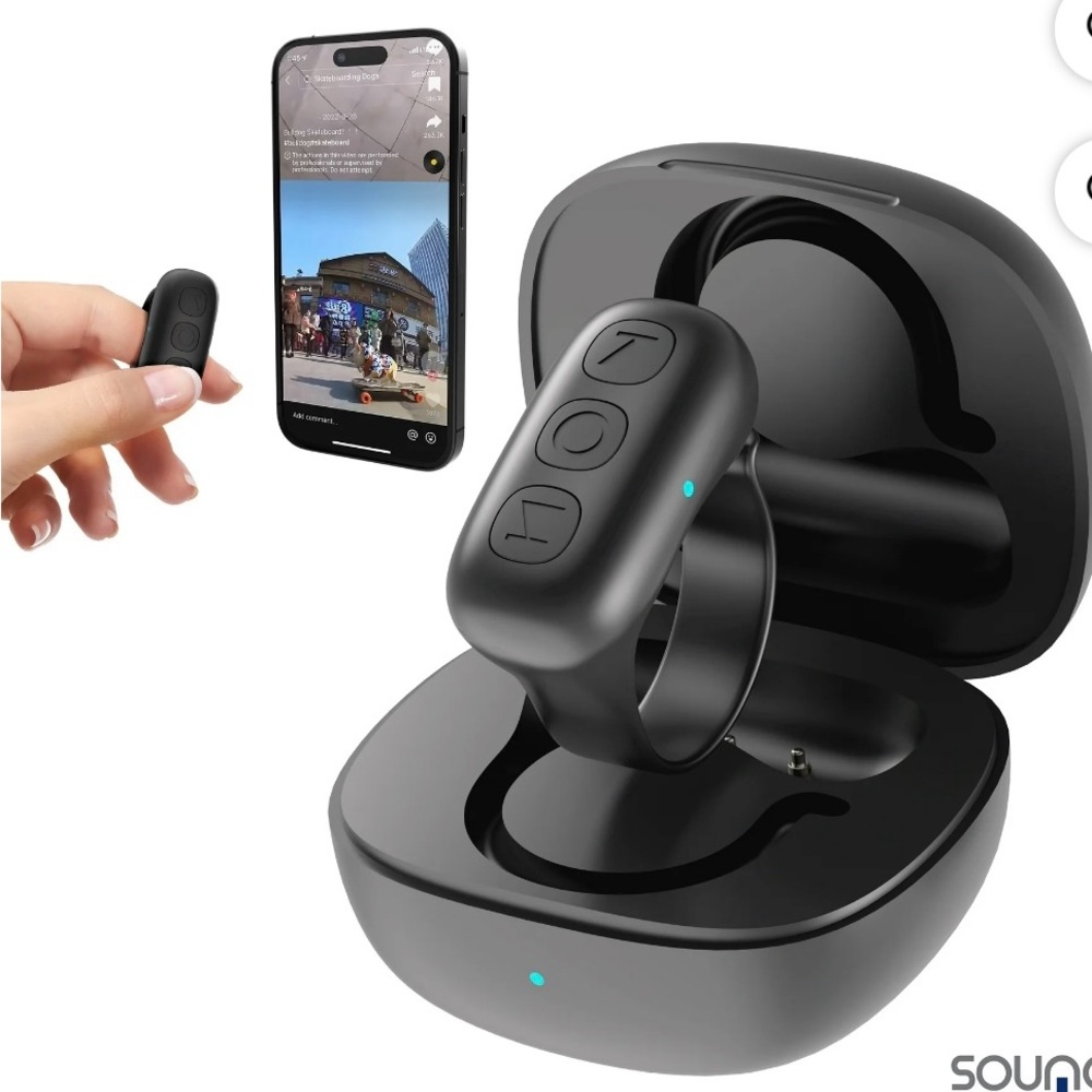 SoundSplay Smart Remote Ring, Bluetooth TikTok Strolling Ring - Picture 9 of 9